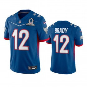 Camiseta Hombre NFL Tampa Bay Buccaneers Tom Brady 12 Game Royal 2022 NFC Pro Bowl
